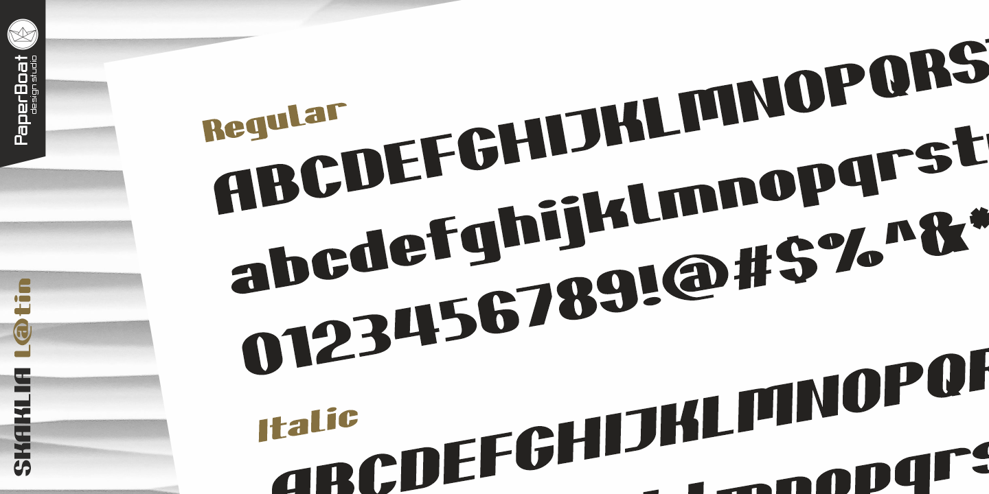 Example font Skaklia #7